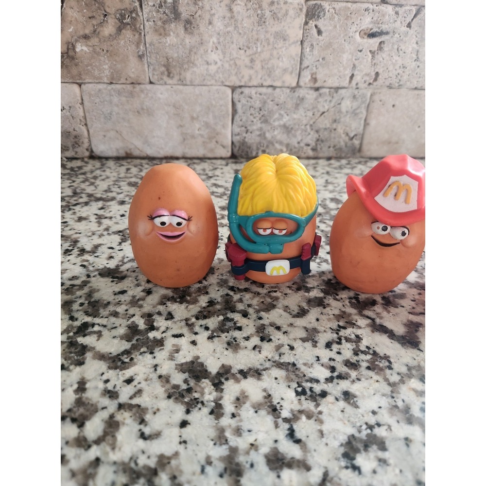 Vintage McDonald's McNugget Buddies Figure Lot Of 4 PVC Toys - Picture 2 of 4
